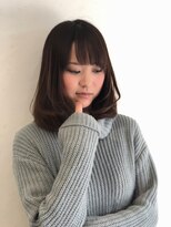 ヘアーアート リアンジュ(hair art Lienge)&nbsp;大人女子必見☆ゆるふわ内巻きロブ【ミルクチョコレート】
