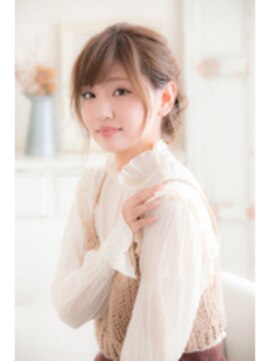 マナリノ バイ リトル(manarino by little) 三つ編みミドルポニーテール