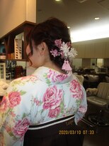 コアフィールフィス(COIFFURE fils)&nbsp;卒業式袴アップスタイル