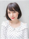 大人っぽい黒髪ボブ☆