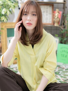 カバーヘアアンドスパ ブリス 浦和(COVER HAIR&SPA bliss) 大人かわいい暖色系カラーレイヤーミディアムb浦和20代30代40代