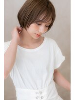 モッズヘア 越谷西口店(mod's hair) 暖色系カラーひし形マッシュショートグラボブZ越谷20代30代40代