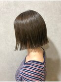 切りっぱなしボブ