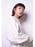 ボブ/艶色/暖色/ワイドバング〈札幌/大通り〉
