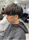 ツーブロックニュアンスパーマ韓国マッシュ