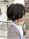 韓国スタイル/ショートボブ/艶髪/髪質改善縮毛矯正/香椎/千早