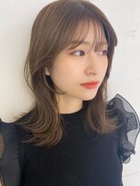 エマ ギンザ(EMMA GINZA)&nbsp;くびれミディアムヘア♪ シナモンベージュ
