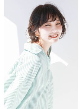 マッシュアンドマッシュアヴェダ ららぽーと福岡店(mash&mash AVEDA) トップふんわり☆シースルーバング・ボブ・髪質改善