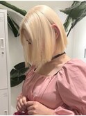 3862グレーベージュ艶髪ミルクティーアッシュハイトーンカラー