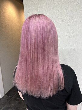 アジールヘア 所沢プロペ通り店(agir hair) ハイブリーチピンキーピンクラベンダー所沢小手指入間