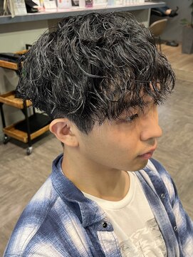 スタイル スマート サロン(STYLE smart salon) STYLE藤沢メンズマッシュ黒髪ツーブロツイストスパイラルパーマ