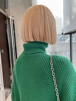 イマイ ケイアウラ(imaii k-aura)&nbsp;ハイトーンボブ/ベージュカラー/乾かすだけできまる