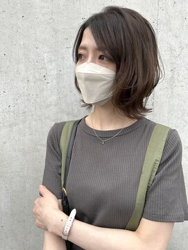 エフ(ef.) くびれボブ／オリーブベージュ／オリーブカラー
