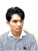 ツーブロック/ビジネス/リバースショート/刈り上げ/アップバング