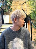 ゼスト 吉祥寺店(ZEST)&nbsp;スパイキーショート 短髪 ハイトーン ブリーチ　吉祥寺/島田優斗