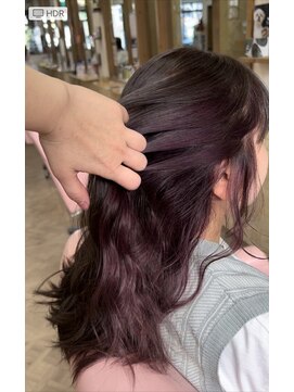 ヘアーサロン リュウズ(HairSalon Ryu's) くすみパープルピンク