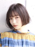 ショートボブ/セミディカール/シアーカラー