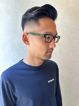 メンズサロン ブロック(Men's Salon bloc) ビジネスヘア　アップバング　30代40代　ベリーショート　爽やか