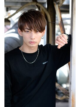 ララルーモ 渋谷公園通り店(LaLarOomo) 韓国ヘアツーブロック×マッシュショート