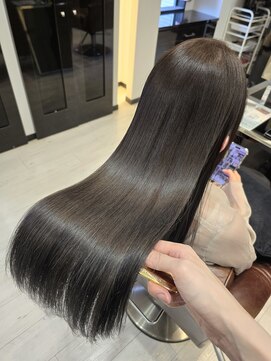 アウラ 小杉店(AULA) 髪質改善/艶グレージュ/オリーブベージュ/トリートメント