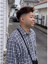 ゴッド(GOD) ツイストパーマ×スキンフェード