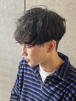 ニアウ 太田店(Niau)&nbsp;メンズナチュラルマッシュシャドウパーマ質感重視刈り上げマッシ