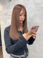 リミットバイアフィナー 大宮店(limit by Afinar)&nbsp;ミルクティーベージュ×レイヤーカット