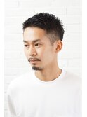 ショートレイヤーかきあげソフトモヒカンビジネス