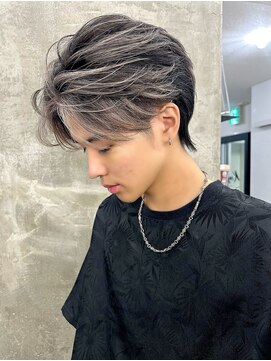 メンズサロン キング 梅田店(Men’s salon K!ng) 波巻きツイストスパイラルパーマ/フェザーパーマ/眉毛/メンズ