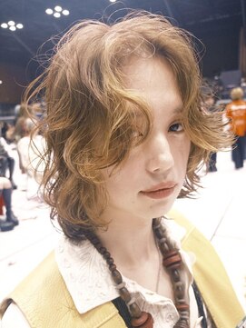 ボコカ(bococa) 【macana指名】オリーブベージュ ボブパーマ 向ヶ丘遊園