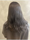 レイヤースタイル/グレージュ/ブリーチなしカラー