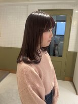 エミィ(emme)&nbsp;【emme×笹川】レイヤーカット×ピンクベージュ