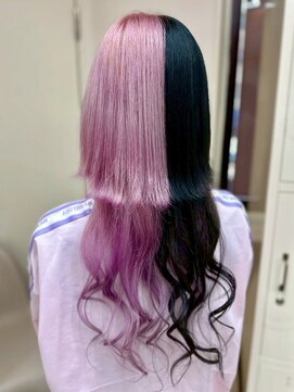 エターナルバイマティーナ(Eternal by MATINA) 【ペールピンク×黒/ツートンカラー】池袋美容室