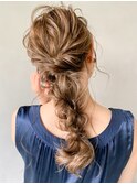 結婚式表参道着物ゆるふわ巻きヘアセット大人気！#04af0518