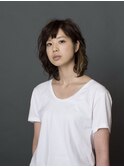 レイヤーミディアムハイライトインナーカラー