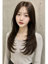 アディション 新宿(ADITION)&nbsp;髪質改善×韓国レイヤーカットで目を引く美シルエット//新宿k