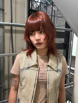 オーン(OOn) ブリーチなしオレンジブラウンウルフ