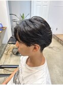 MEN’S HAIR/ブルーブラック/フェザーパーマ/守谷