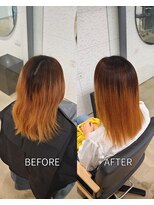 ビーヒアナウ N゜03 金沢駅西店(BE HERE NOW) ブリーチ矯正/ハイダメージ矯正/縮毛矯正/髪質改善/艶髪