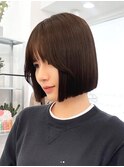 韓国ボブ似合わせタッセルカット