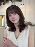 小顔みせ抜群◎くびれヘアで今っぽ可愛く*