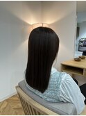 パーマ戻しロングケアストレート縮毛矯正