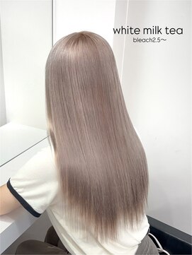 ベレーザ 渋谷(BELEZA) 17172シルバーベージュホワイトブロンドブリーチルーツカラー