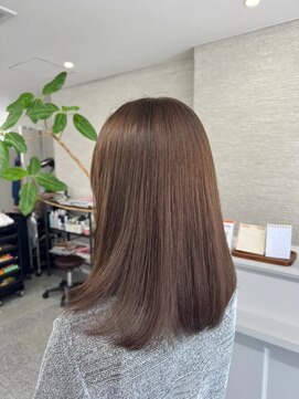 hair design G-Reiz【ジーライツ】 透け感たっぷり!グレージュカラー!