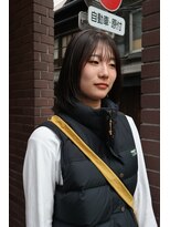 サロウィン 熊本上通り店(SALOWIN)&nbsp;熊本 上通り ミディアムレイヤー×チョコレートブラウン