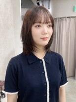 クラッチ ビオ 博多駅前(CLUTCH bio)&nbsp;レイヤーミディ×チョコレートブラウン
