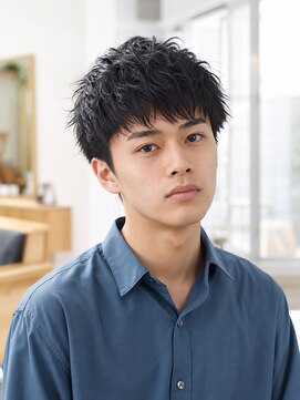 カラン エ ノエル(Calin et Noel) Men's/ショート/無造作ヘア/黒髪