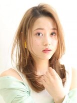 ヘアメイク アース 福島イオン通り店(HAIR & MAKE EARTH)&nbsp;ナチュラルワンカールロブ