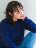 シアーブランジュロブシースルーカラー×レトロボブ