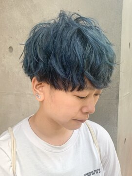 ジアン バイ ミルボン NU茶屋町+(GIEN by milbon) オーシャンブルーマッシュ◎山本みづき